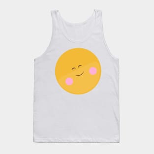 Smile face, happy cartoon character Tank Top